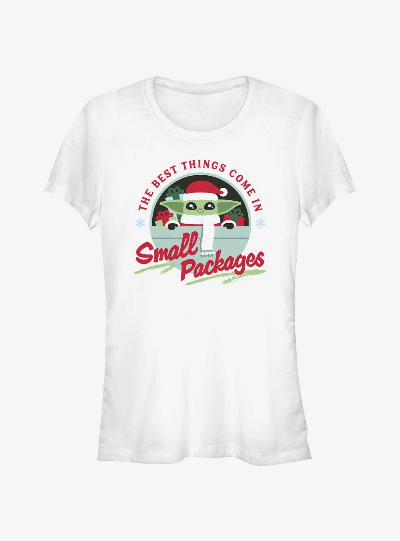 Star Wars The Mandalorian Santa Grogu Small Packages Girls T-Shirt, , hi-res