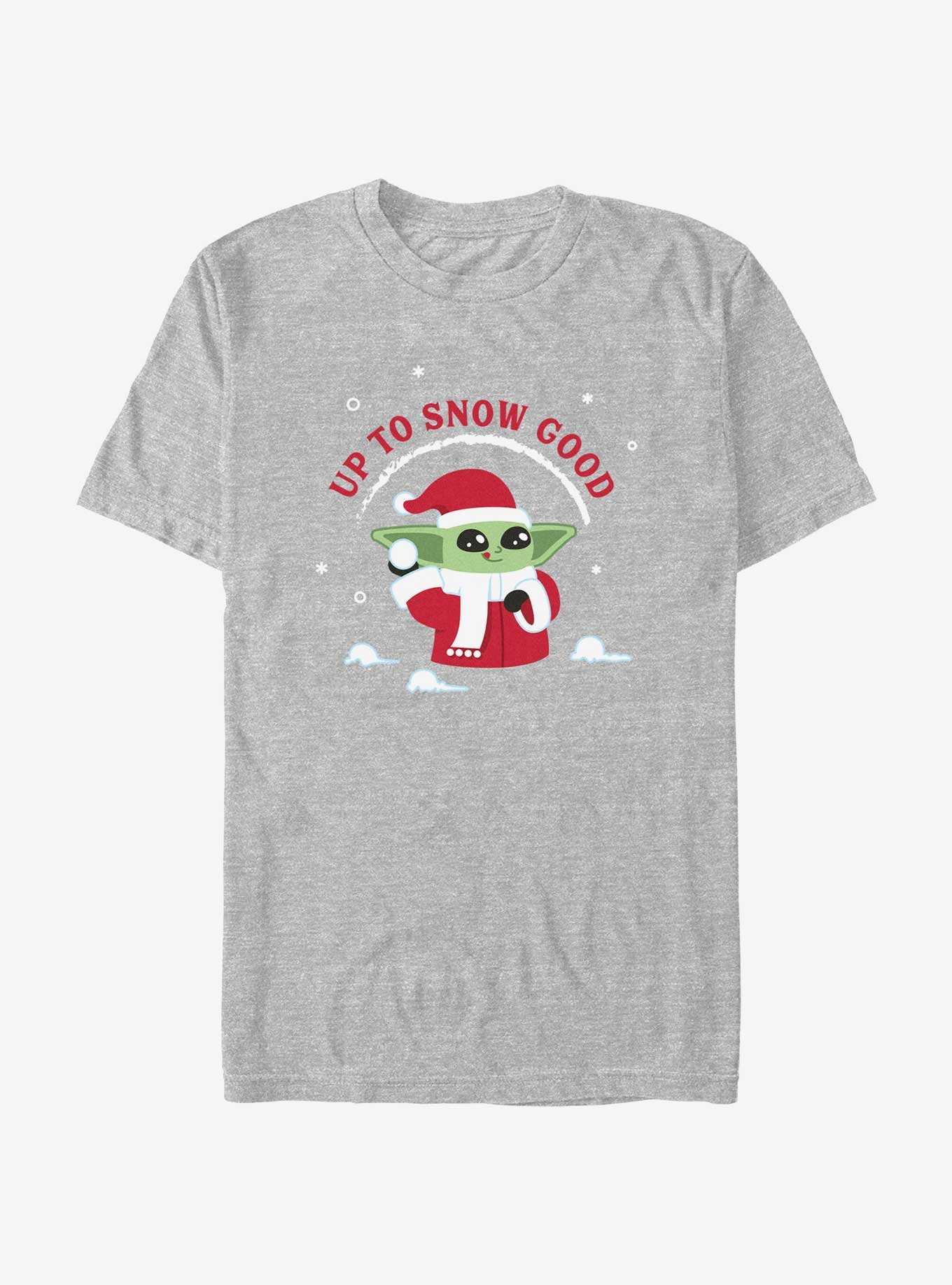 Star Wars The Mandalorian Santa Grogu Up To Snow Good T-Shirt, , hi-res