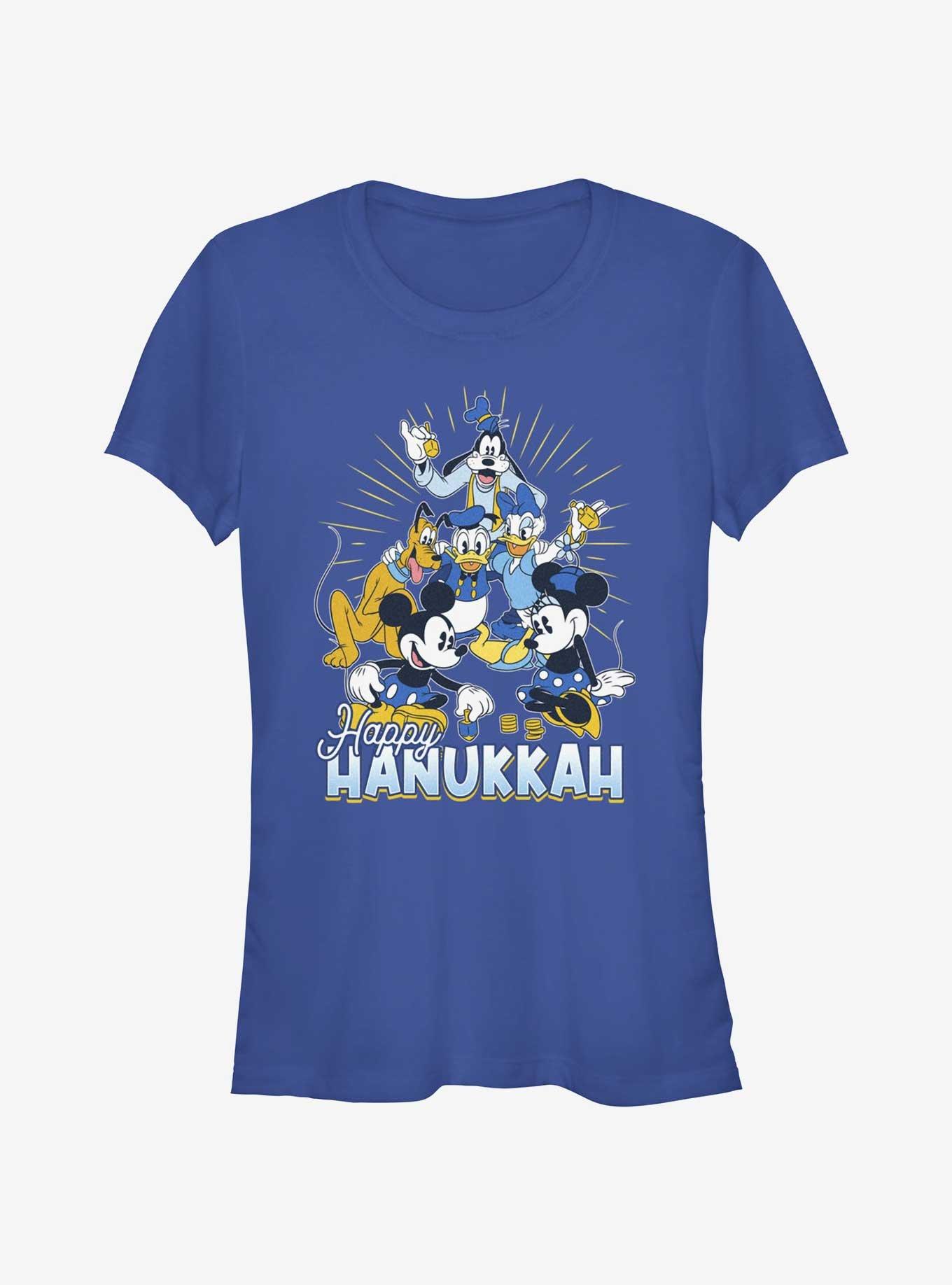 Disney Mickey Mouse Happy Hanukkah Friends Girls T-Shirt, , hi-res