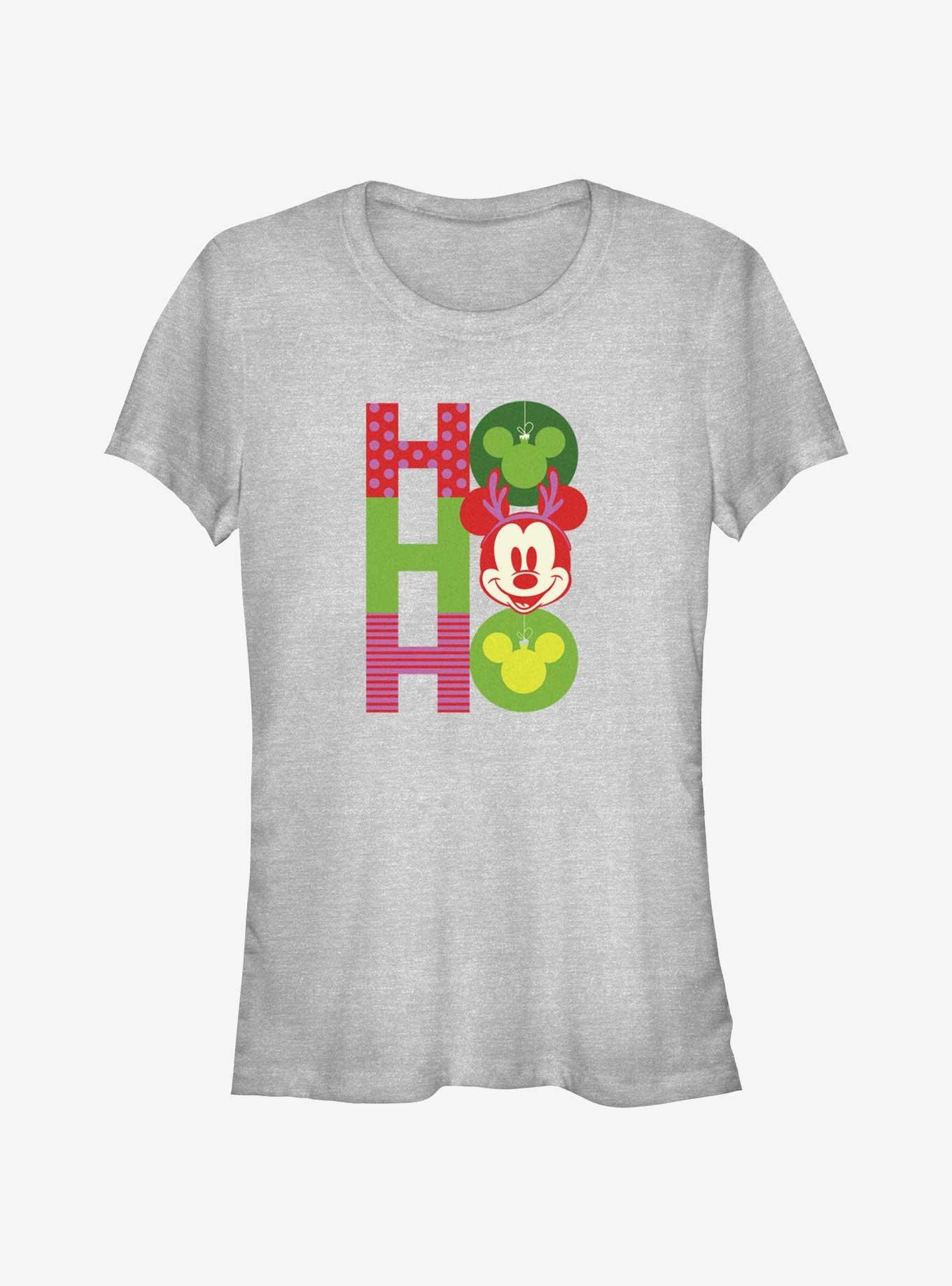 Disney Mickey Mouse Ho Ho Ho Ornaments Girls T-Shirt