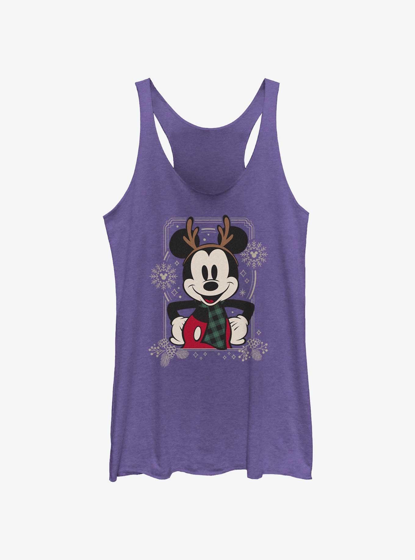 Disney Mickey Mouse Winter Ready Girls Tank, PUR HTR, hi-res