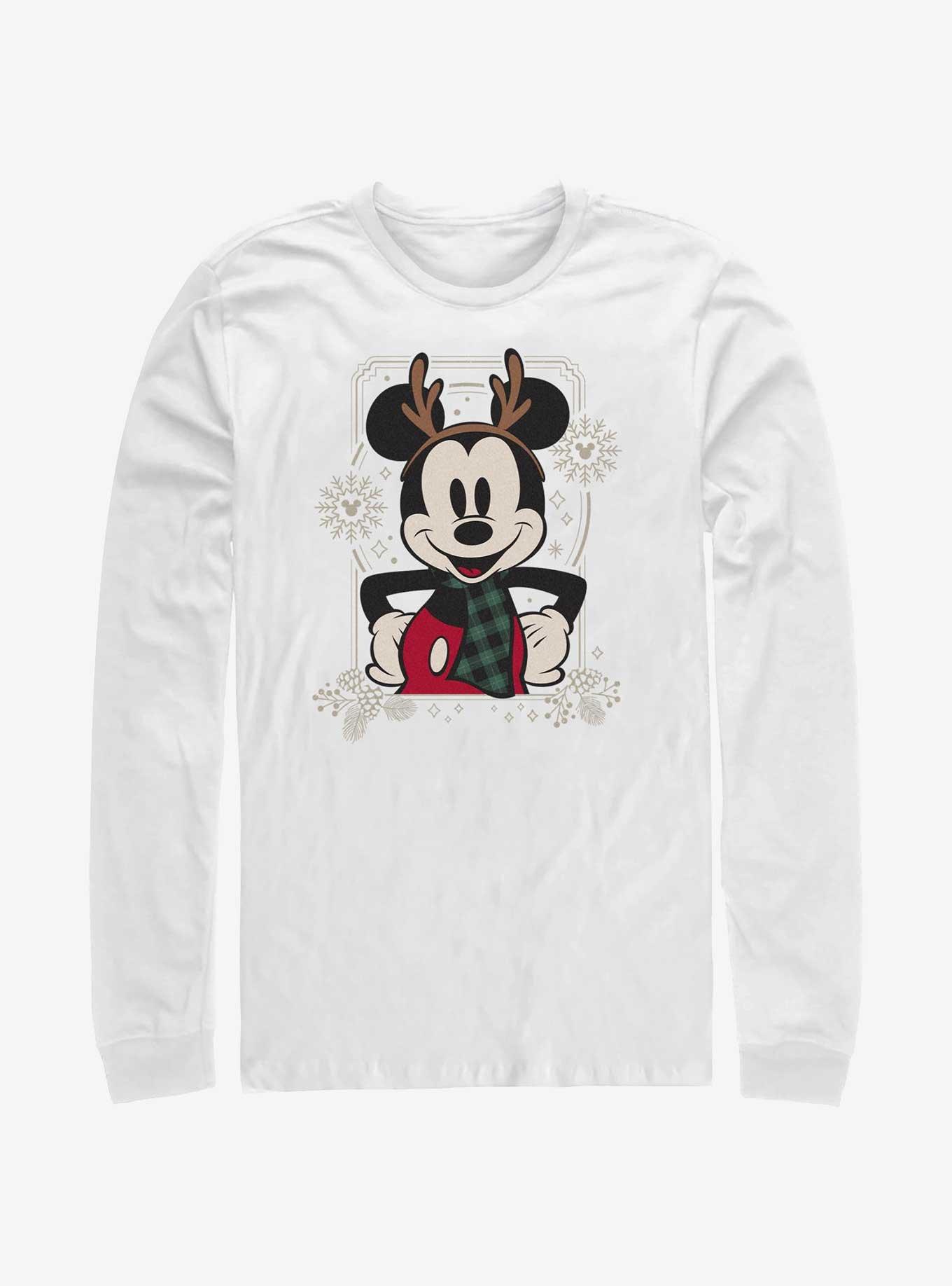 Mickey mouse long sleeve best sale shirt mens