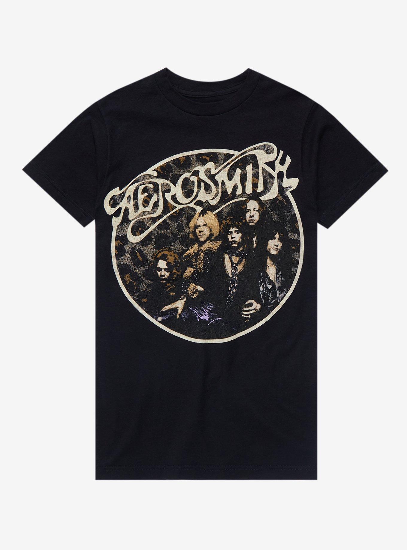 Aerosmith Back In The Saddle Boyfriend Fit Girls T-Shirt, BLACK, hi-res