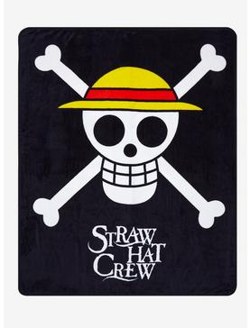 One Piece Straw Hat Crew Throw Blanket, , hi-res