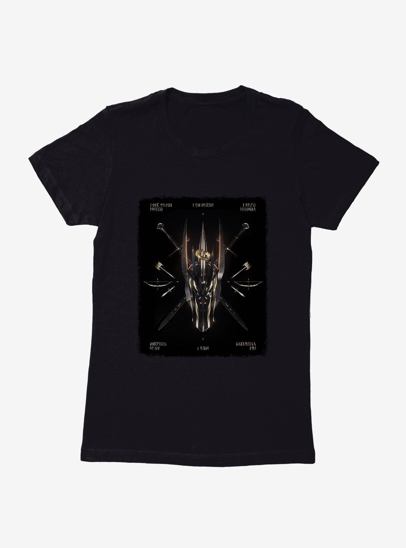 The Lord Of The Rings Sauron Swords Womens T-Shirt, , hi-res