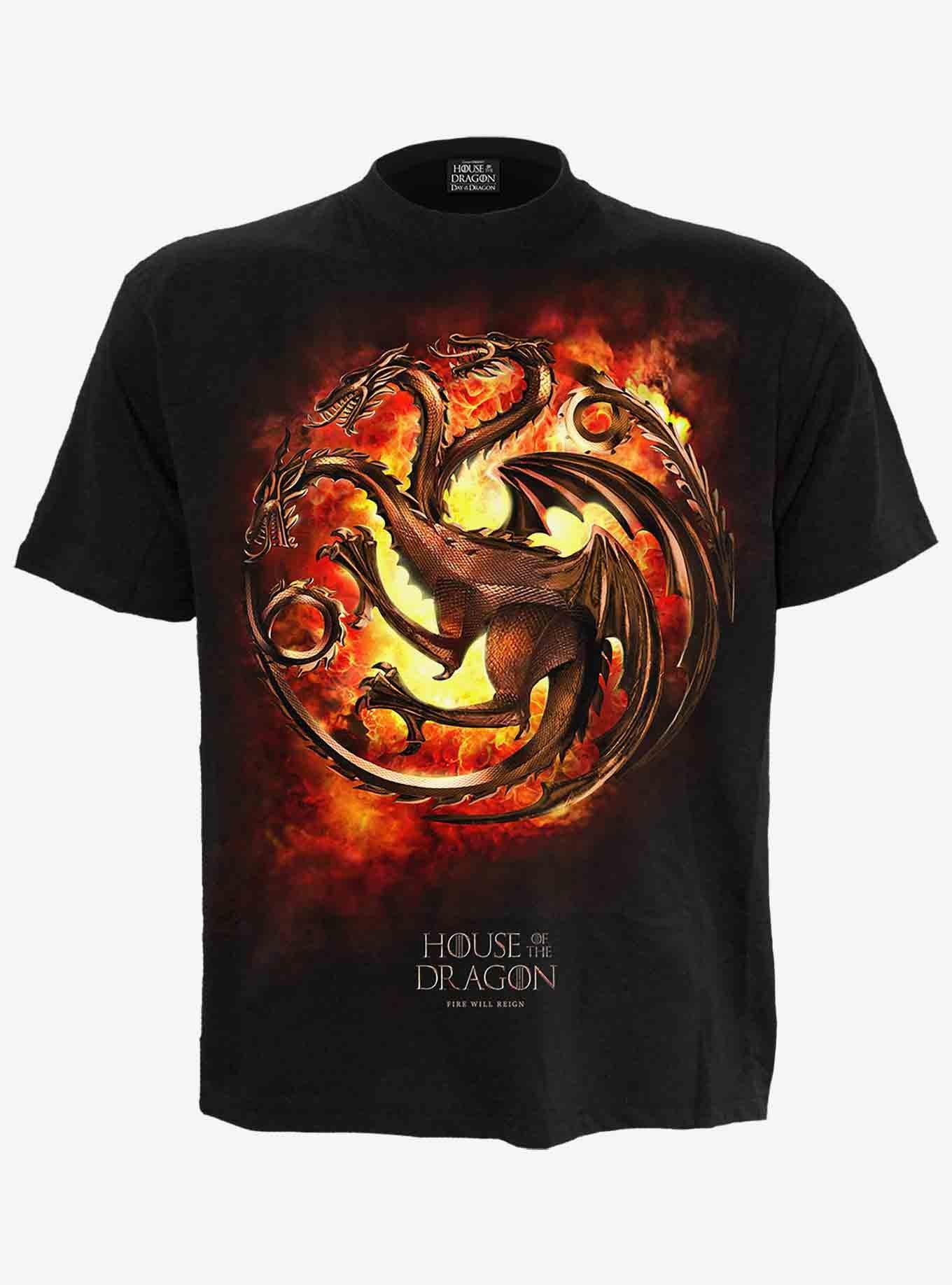 House Of The Dragon Dragon Flames T-Shirt, , hi-res