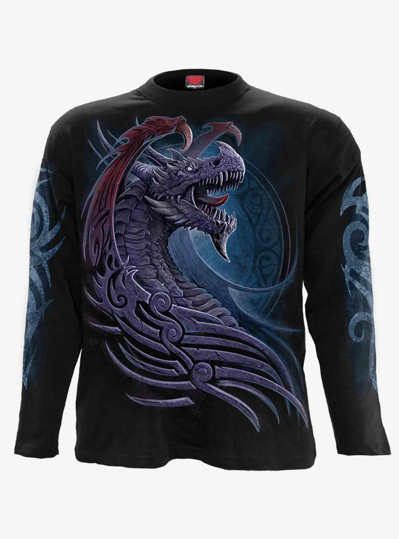 Dragon Borne Long-Sleeve T-Shirt, BLACK, hi-res