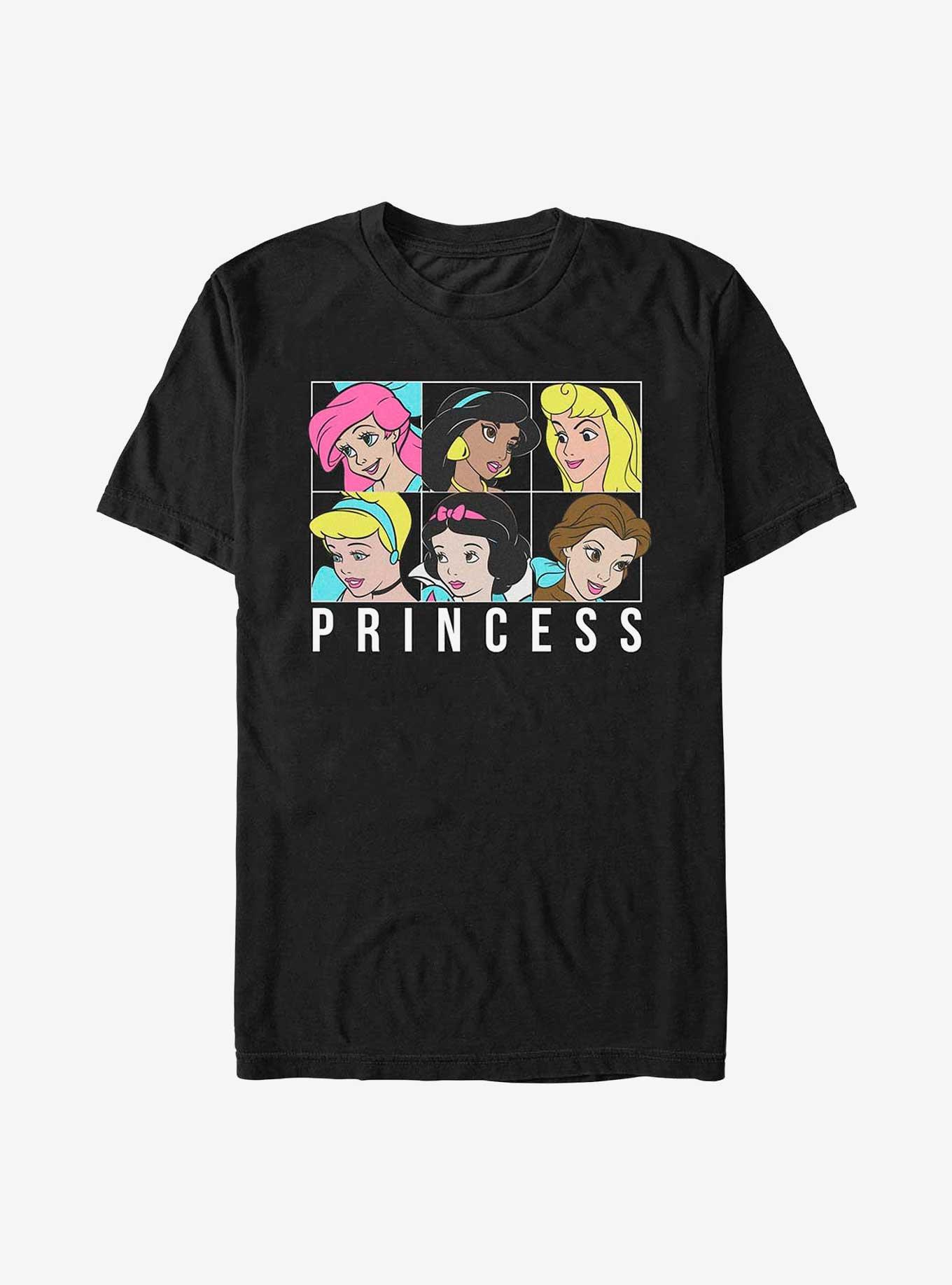Disney Princesses Princess Face T-Shirt, BLACK, hi-res