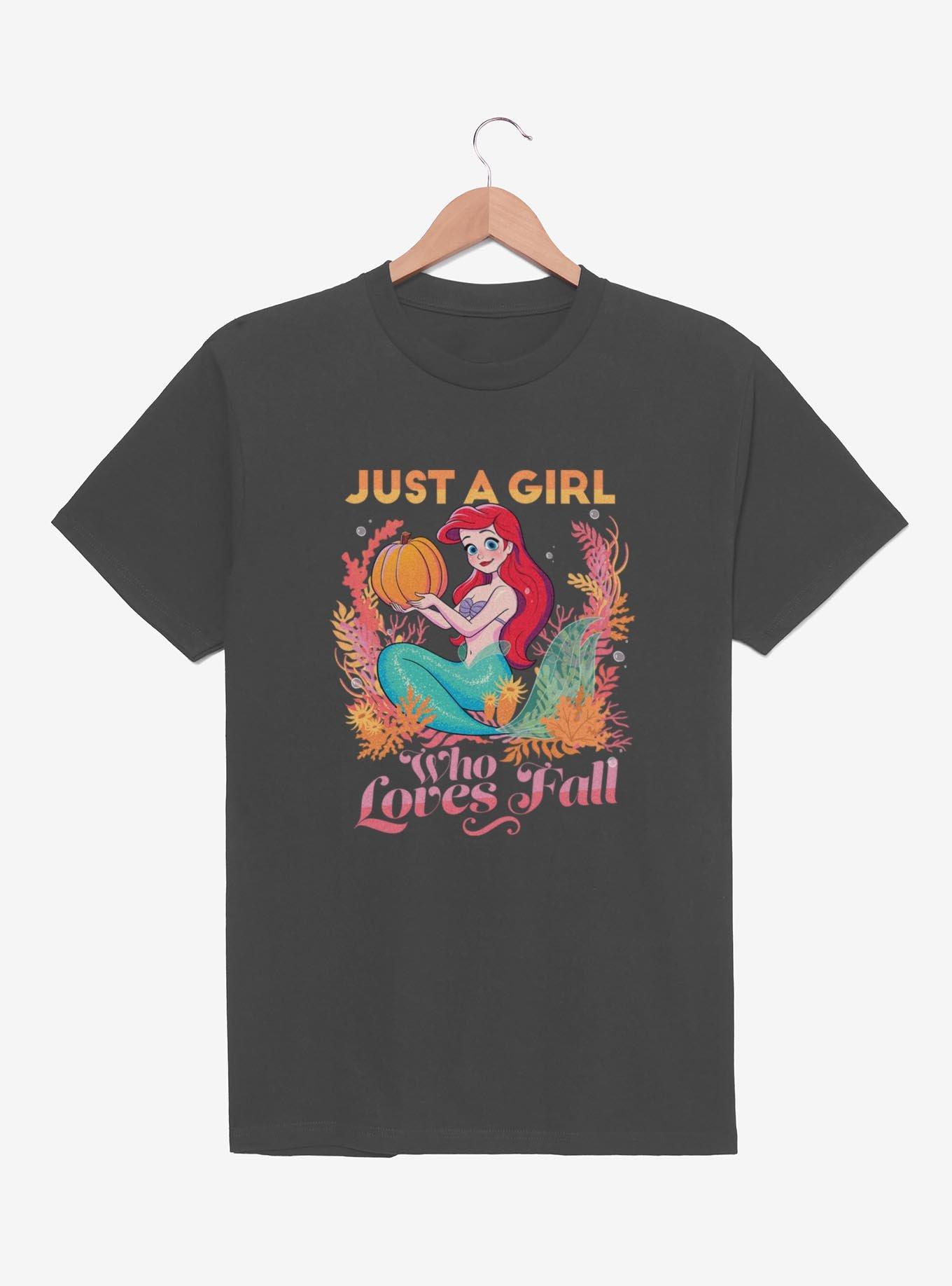 Disney The Little Mermaid Pumpkin Ariel T-Shirt