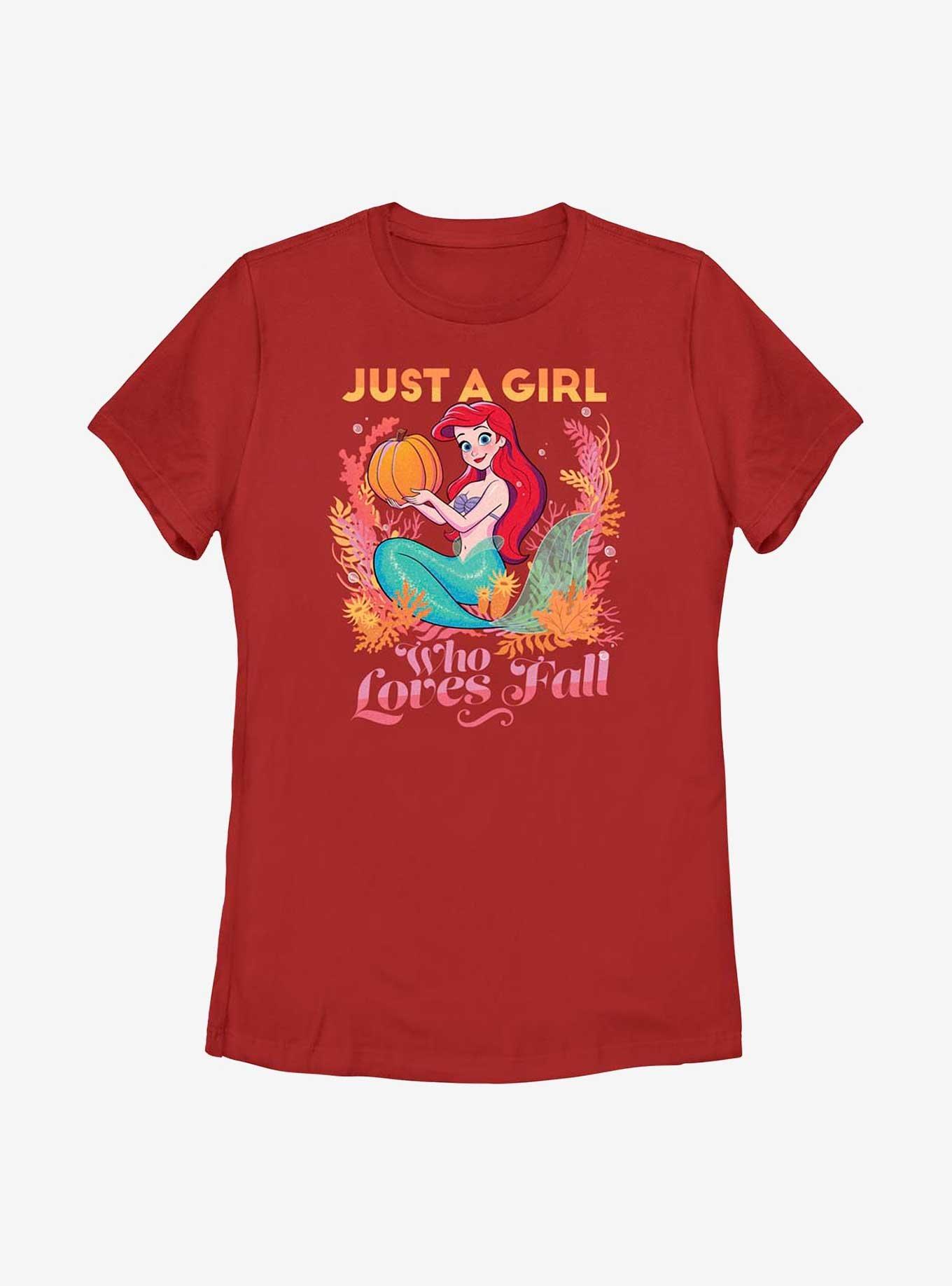 Disney The Little Mermaid Pumpkin Ariel Womens T-Shirt, , hi-res