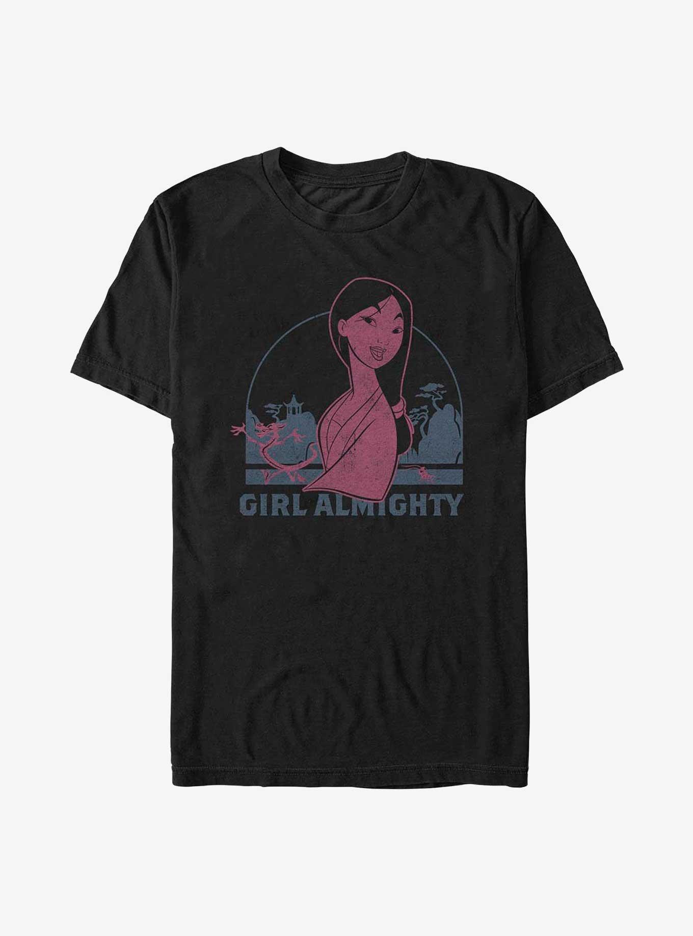 Disney Mulan Girl Almighty T-Shirt, BLACK, hi-res