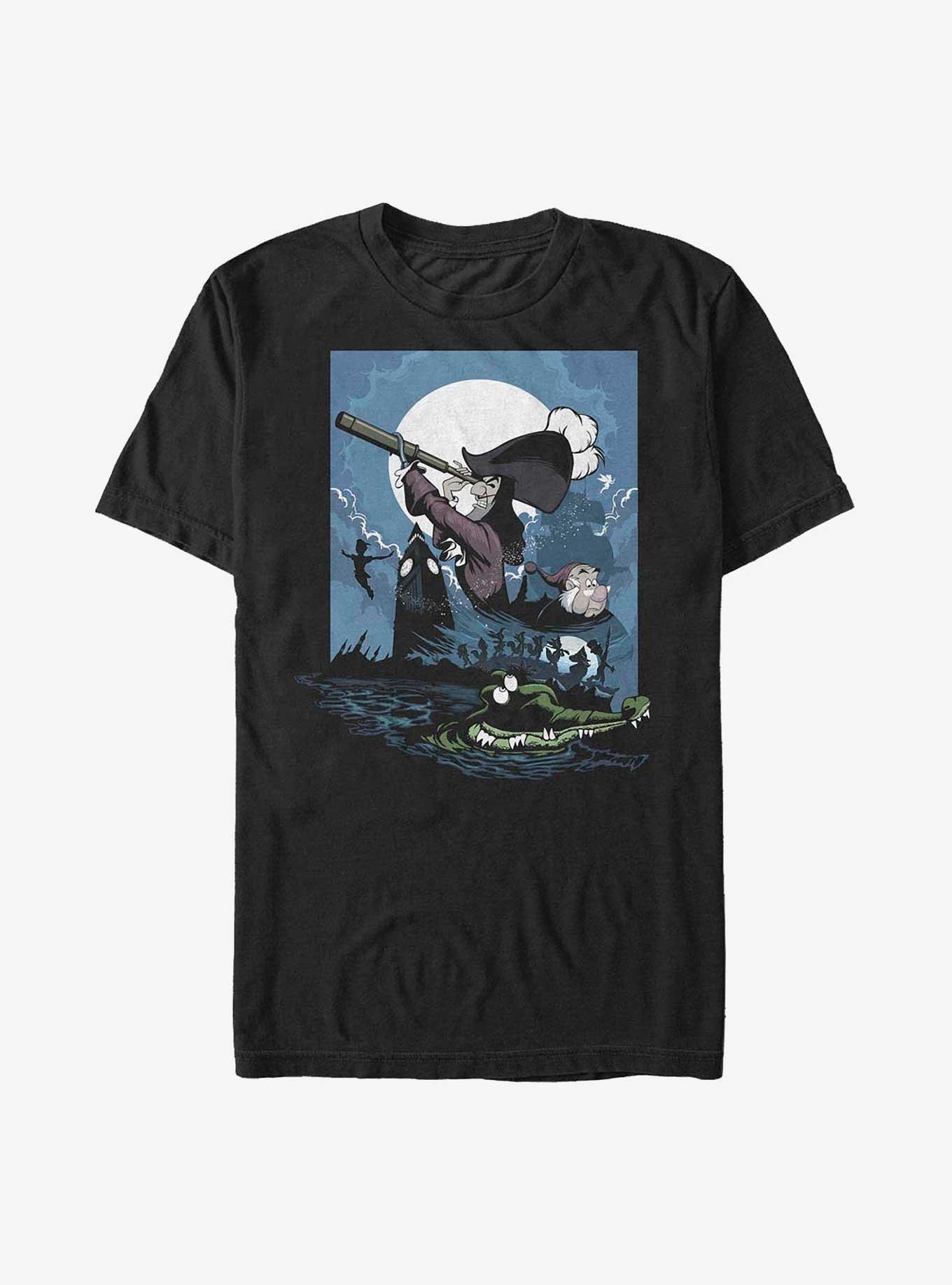 Disney Peter Pan To Neverland Poster T-Shirt, , hi-res