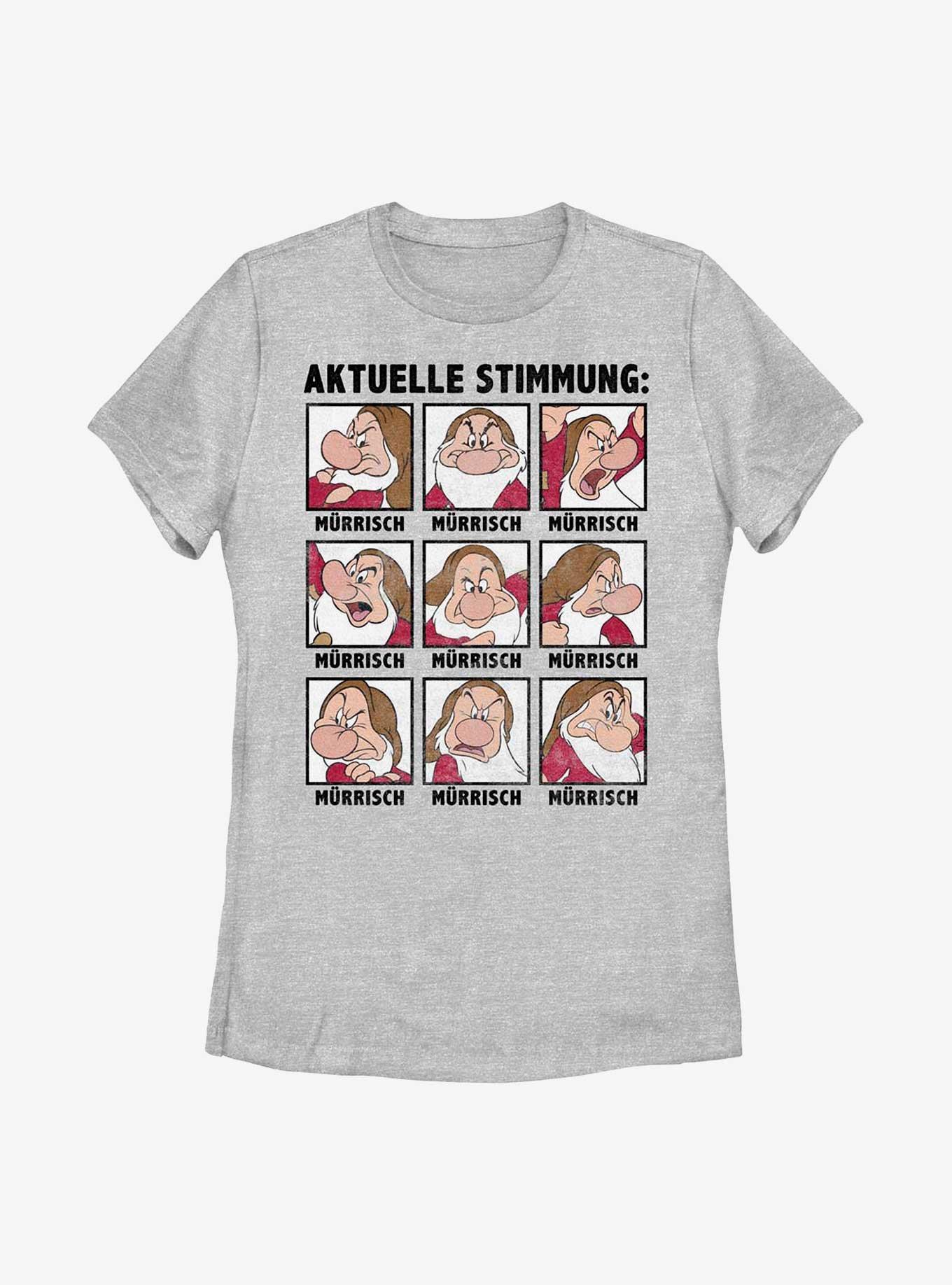 Disney Snow White and the Seven Dwarfs German Grumpy Womens T-Shirt, , hi-res