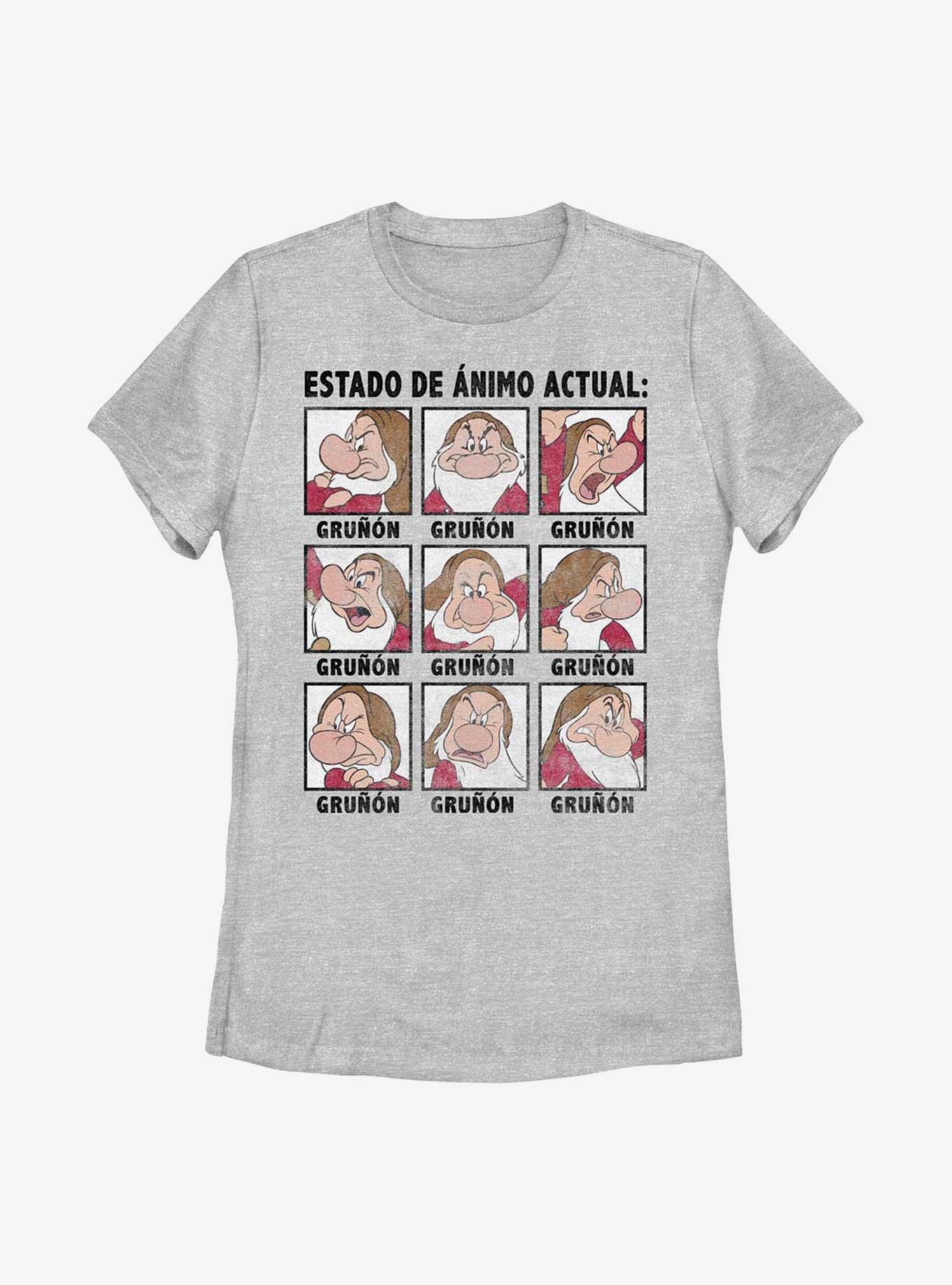 Disney Snow White and the Seven Dwarfs Spanish Grumpy Womens T-Shirt, , hi-res