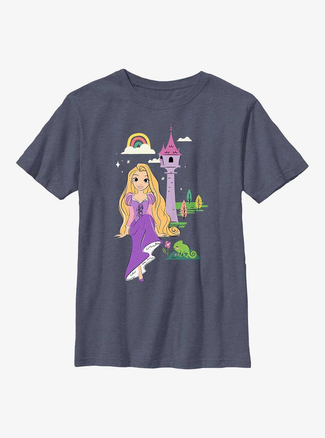 Disney Tangled Rapunzel Group Cartoon Youth T-Shirt, , hi-res