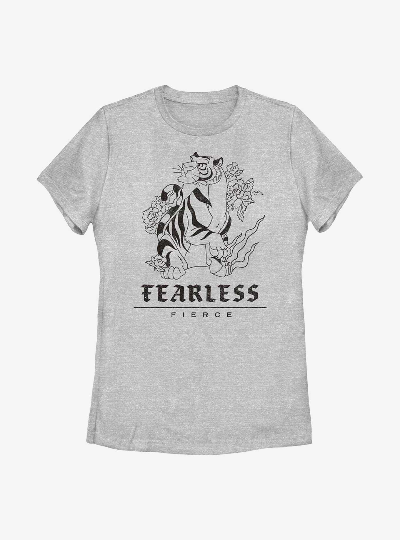 Disney Aladdin Rajah Fearless Womens T-Shirt, ATH HTR, hi-res