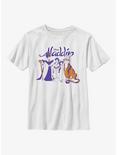 Disney Aladdin Group Shot Youth T-Shirt, WHITE, hi-res
