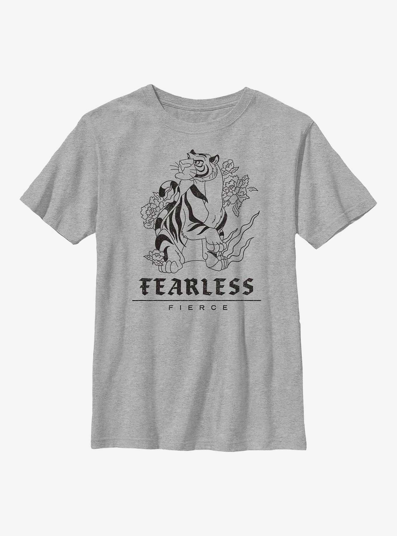 Disney Aladdin Rajah Fearless Youth T-Shirt, ATH HTR, hi-res