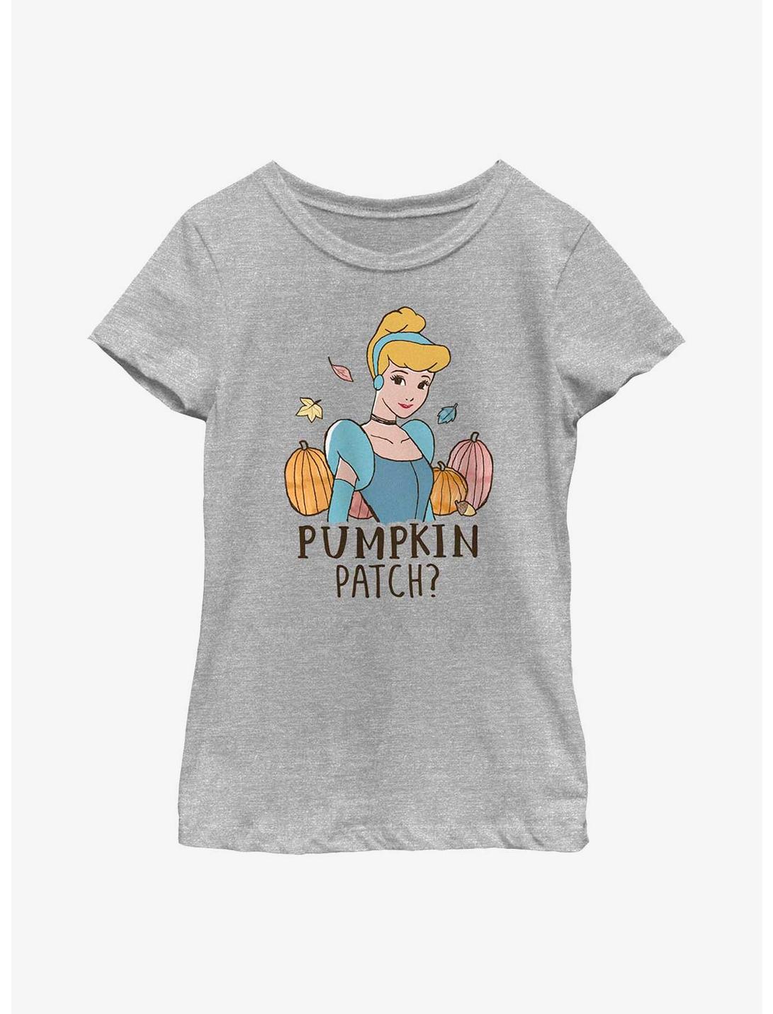 Disney Cinderella Pumpkin Princess Youth Girls T-Shirt, ATH HTR, hi-res