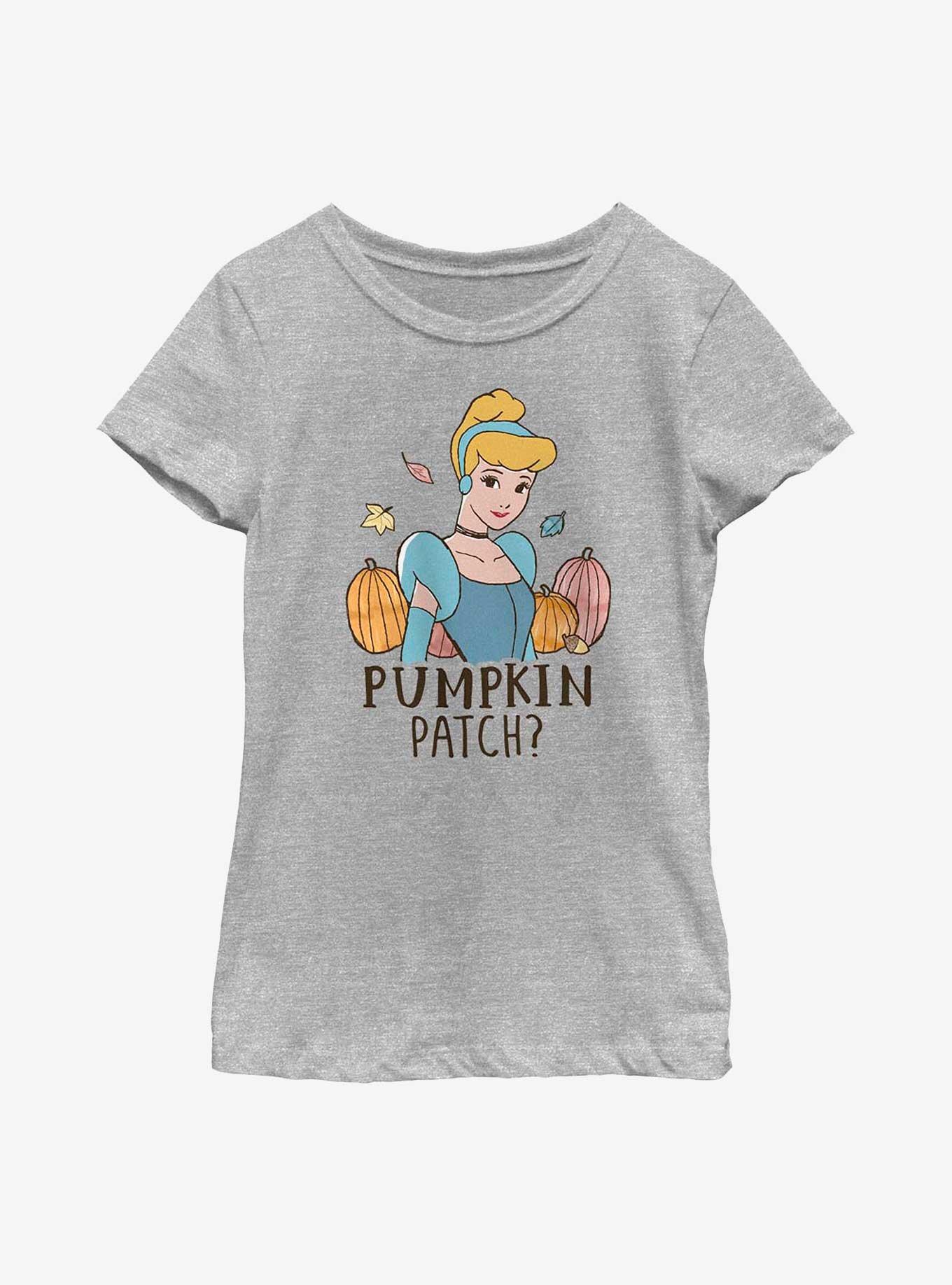 Disney Cinderella Pumpkin Princess Youth Girls T-Shirt, ATH HTR, hi-res