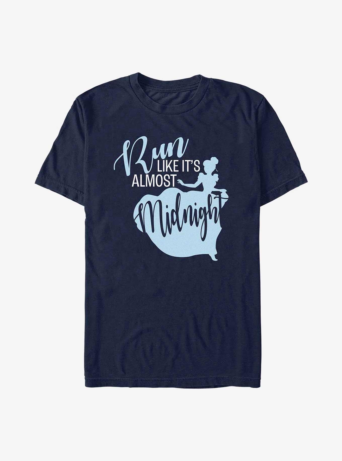 Disney Cinderella Run Like It's Midnight T-Shirt, NAVY, hi-res