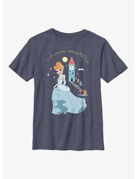 Disney Cinderella A Dream Come True Cartoon Group Youth T-Shirt, , hi-res