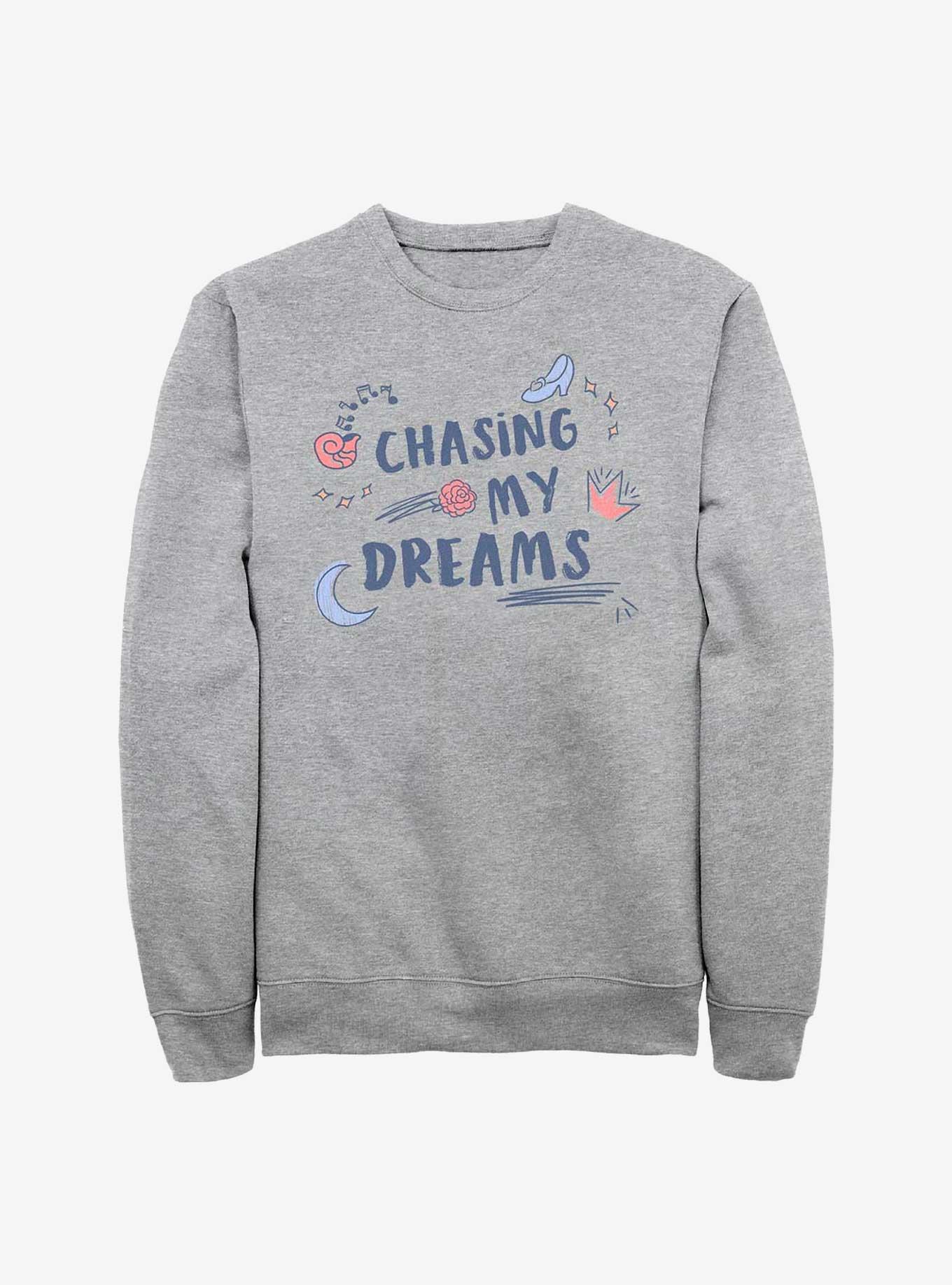 Disney Princesses Chasing My Dreams Sweatshirt, ATH HTR, hi-res