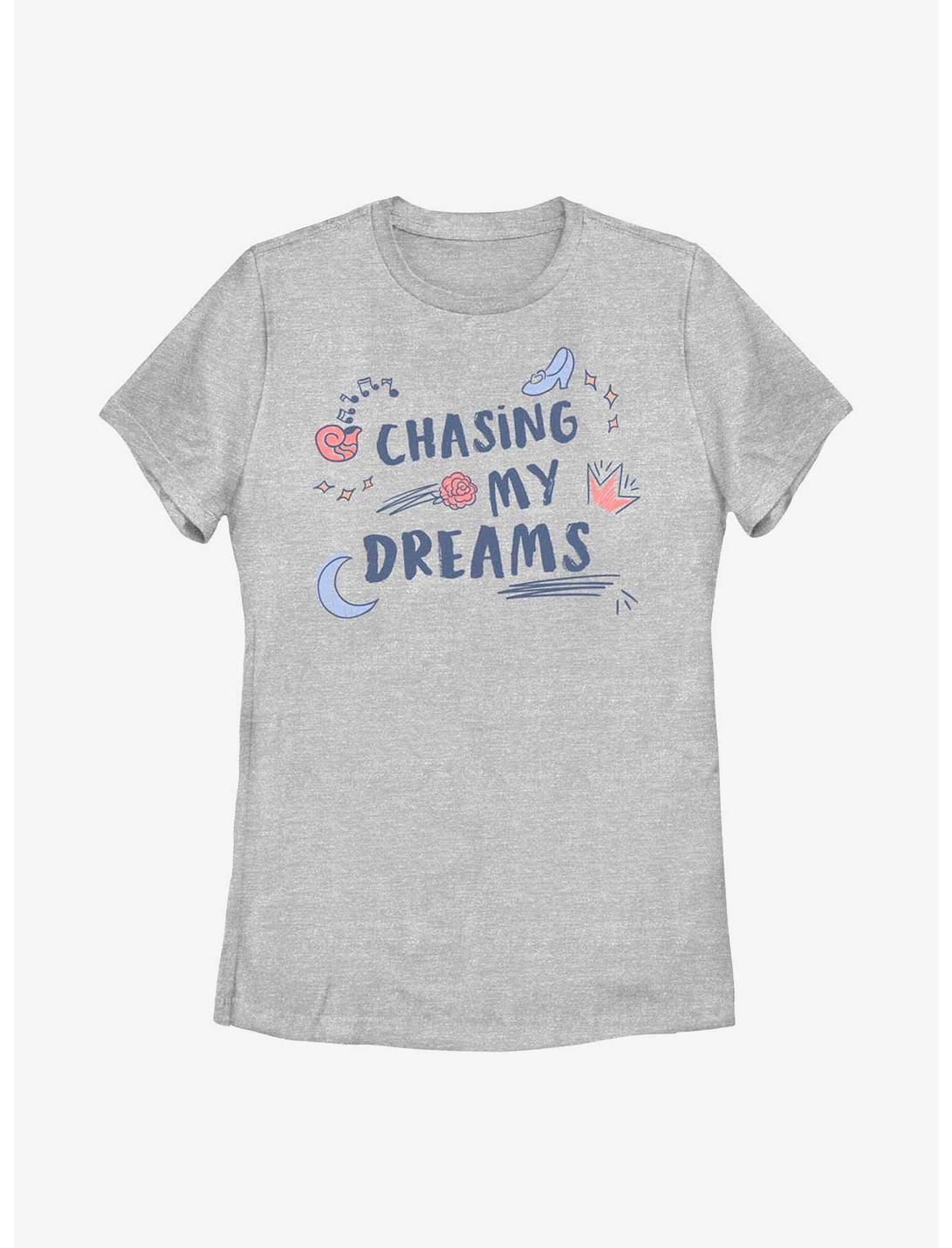 Disney Princesses Chasing My Dreams Womens T-Shirt, ATH HTR, hi-res