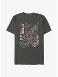 Plus Size Disney The Little Mermaid Coral Reef T-Shirt, CHARCOAL, hi-res