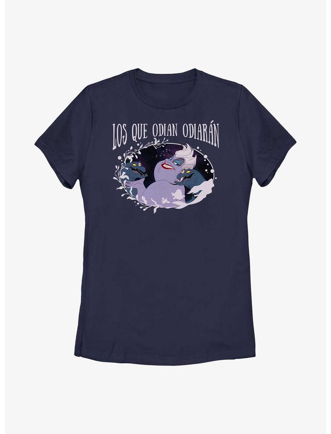 Disney The Little Mermaid Spanish Ursula Haters Gonna Hate Womens T-Shirt, NAVY, hi-res