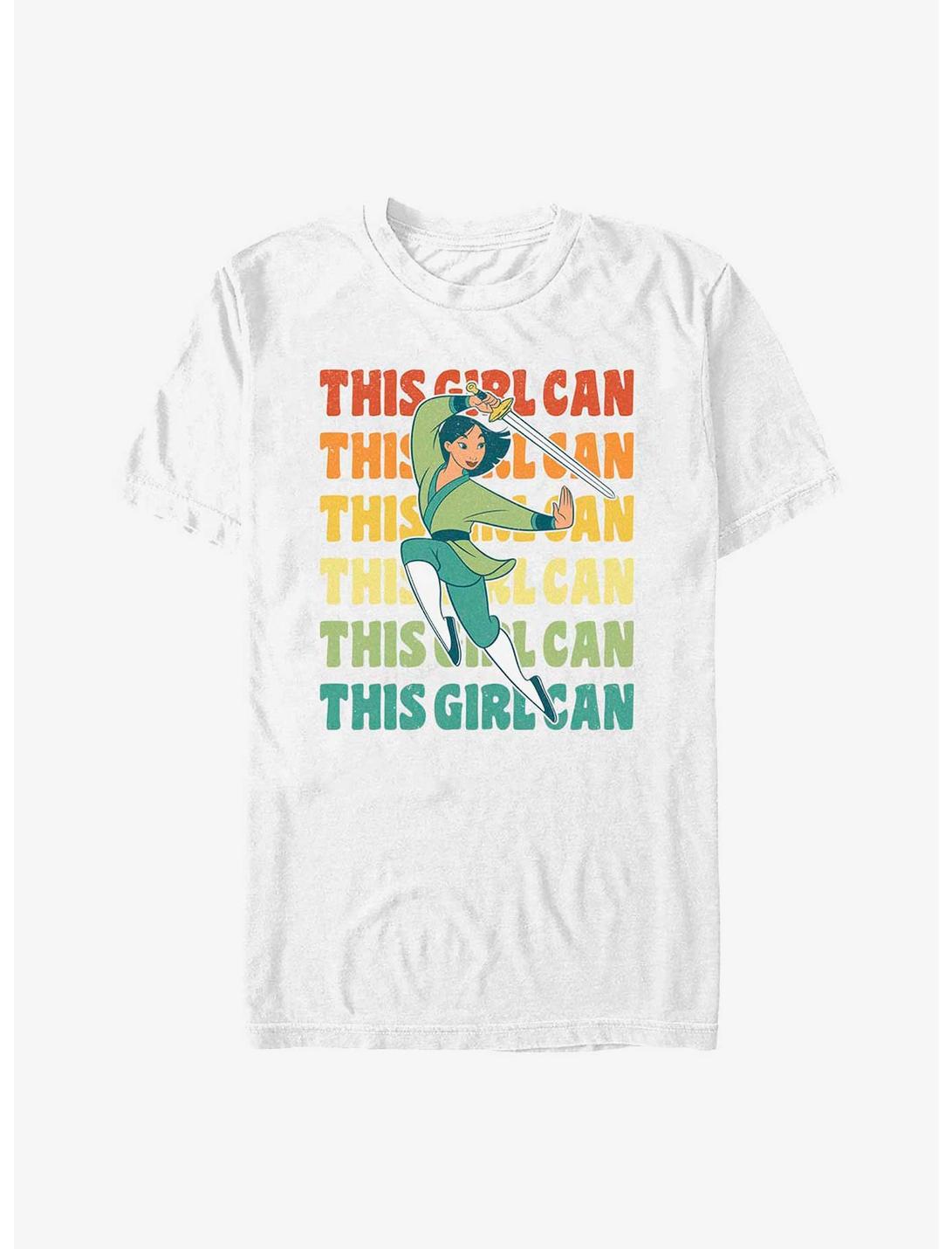 Disney Mulan This Girl Can T-Shirt, WHITE, hi-res