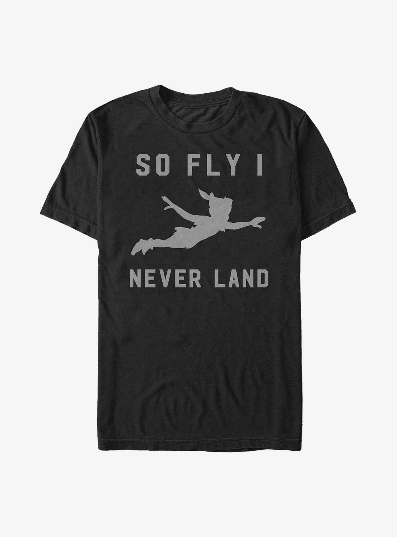 Disney Peter Pan So Fly I Never Land T-Shirt, BLACK, hi-res