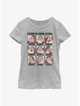 Disney Snow White and the Seven Dwarfs Spanish Grumpy Youth Girls T-Shirt, ATH HTR, hi-res