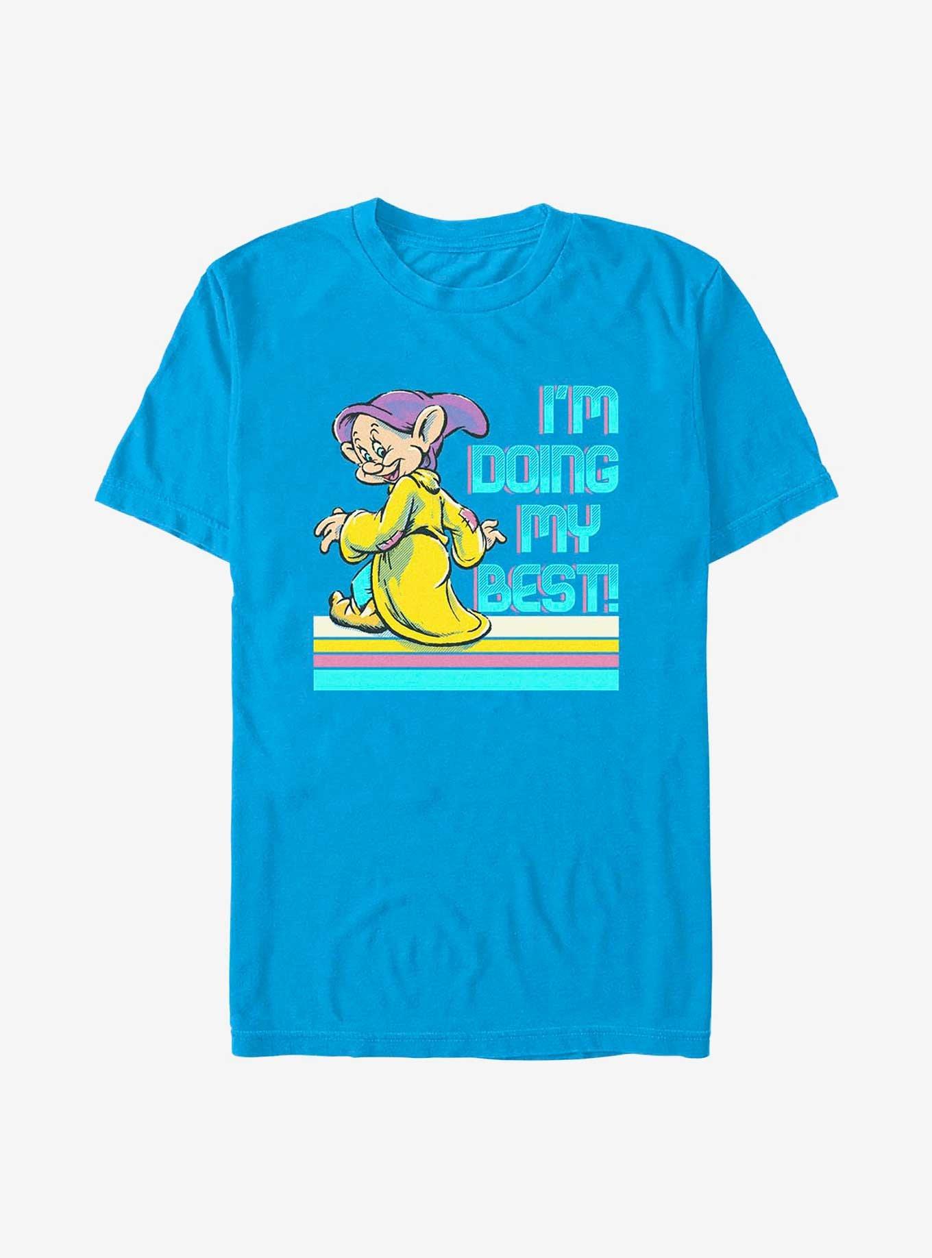 Disney Snow White and the Seven Dwarfs Best Dopey Can T-Shirt, TURQ, hi-res