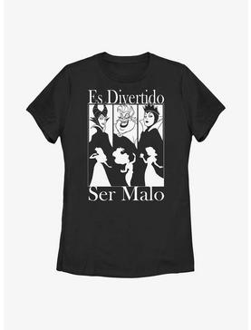 Disney Villains Spanish Good To Be Bad Womens T-Shirt, , hi-res