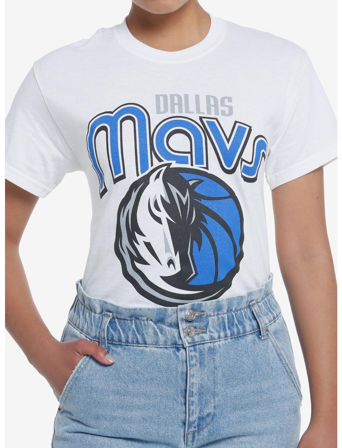 Her Universe NBA Dallas Mavericks T-Shirt, BRIGHT WHITE, hi-res