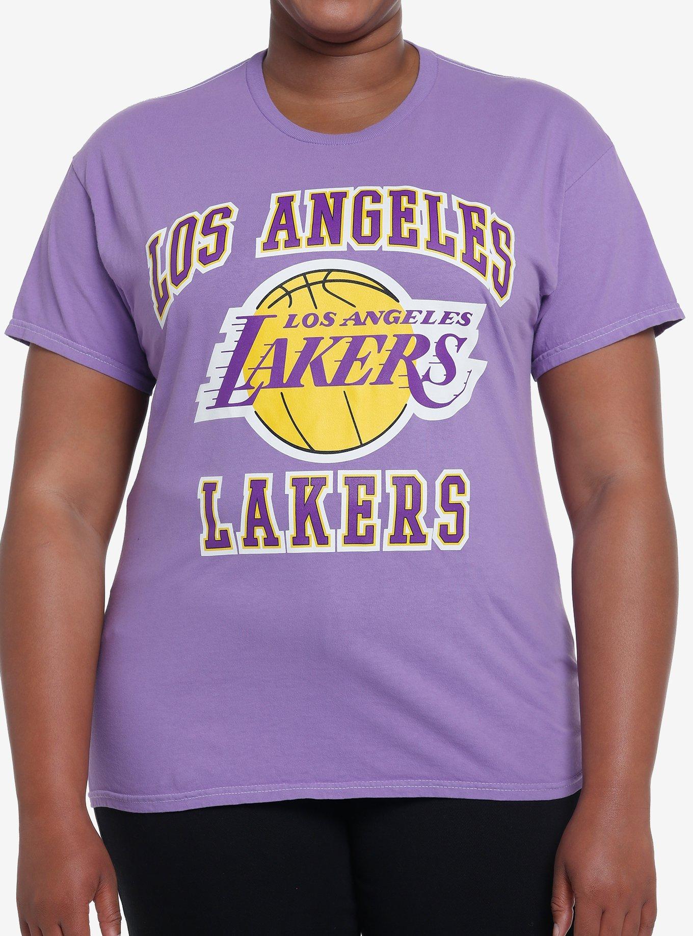 Plus Size - NBA Los Angeles Lakers Purple V-Neck Tee - Torrid