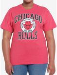 Her Universe NBA Chicago Bulls T-Shirt Plus Size, RED HEATHER, hi-res
