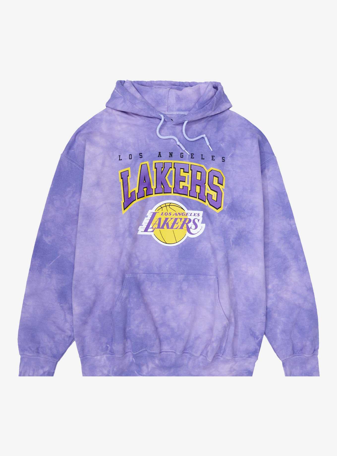Her Universe NBA Los Angeles Lakers Tie-Dye Hoodie Plus Size, , hi-res