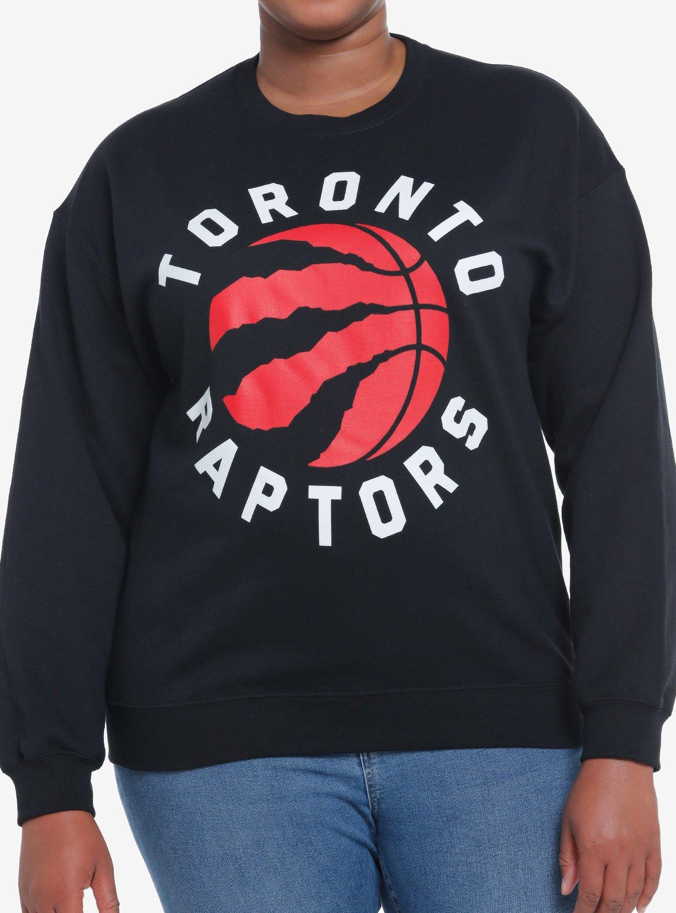 Her Universe NBA Toronto Raptors Sweatshirt Plus Size, BLACK, hi-res