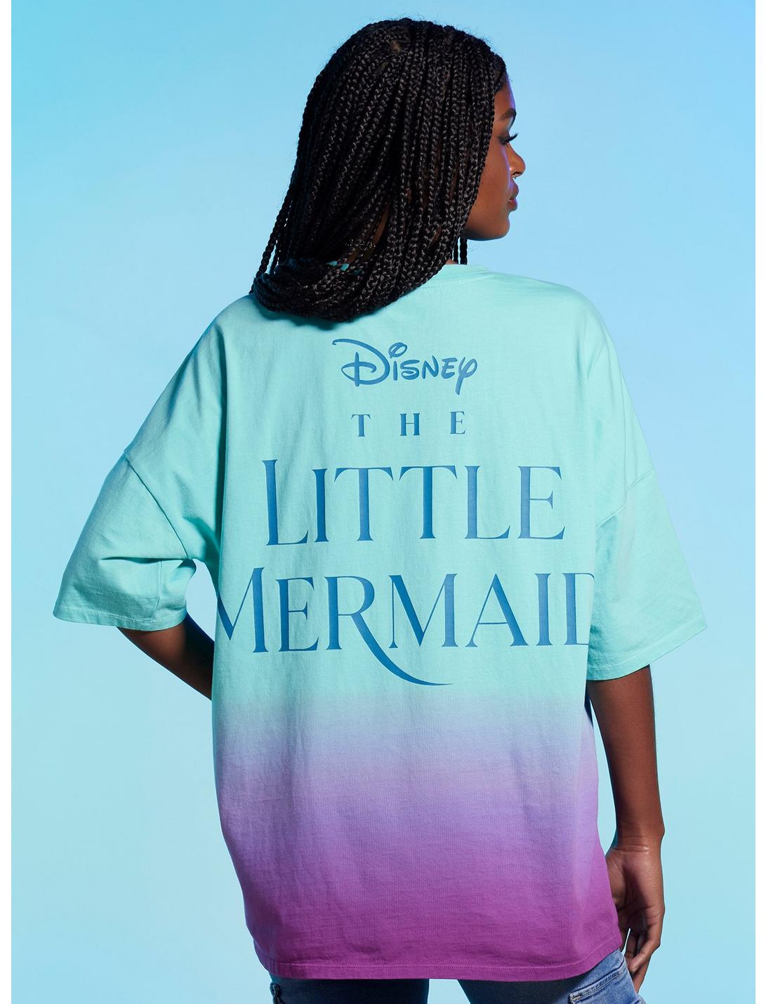 Her Universe Disney The Little Mermaid Athletic Jersey T-Shirt, GREEN  PURPLE, hi-res