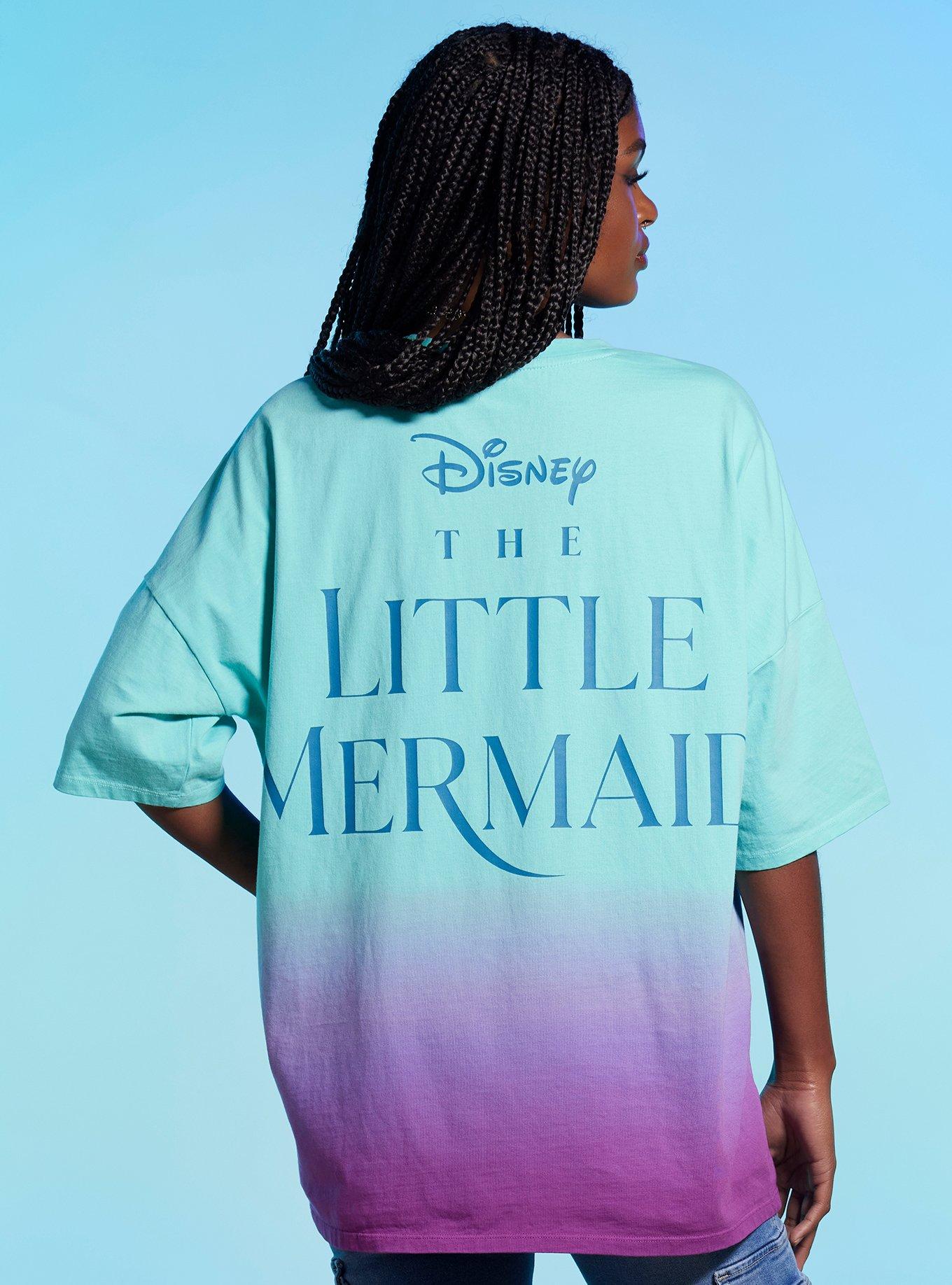 Her Universe Disney The Little Mermaid Athletic Jersey T-Shirt, GREEN  PURPLE, hi-res