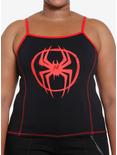 Her Universe Marvel Spider-Man: Across The Spider-Verse Miles Cami Plus Size, BLACK  RED, hi-res