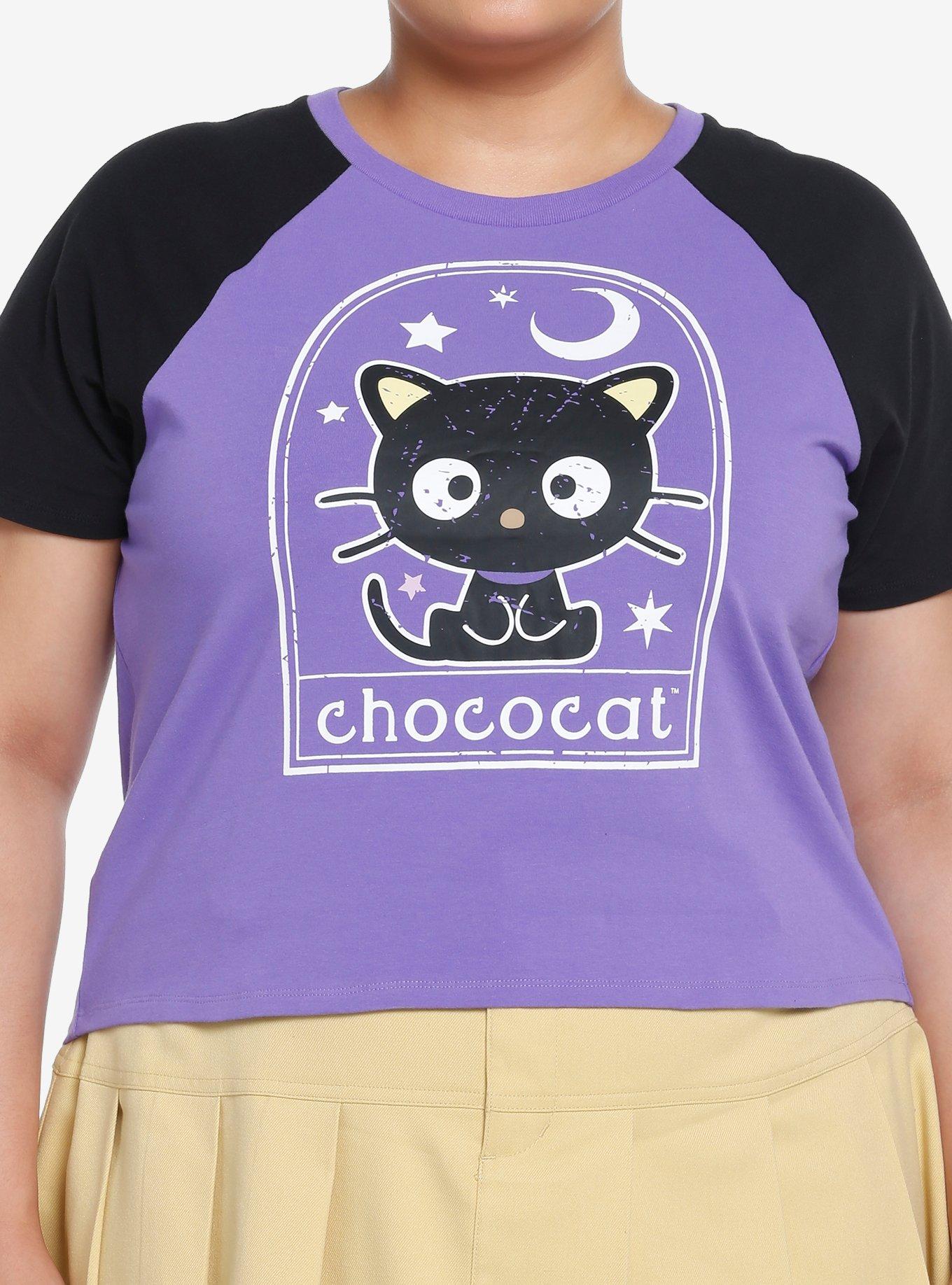 Chococat Celestial Girls Raglan T-Shirt Plus Size | Hot Topic