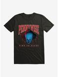IT Chapter 2 Pennywise Collegiate Logo T-Shirt, BLACK, hi-res