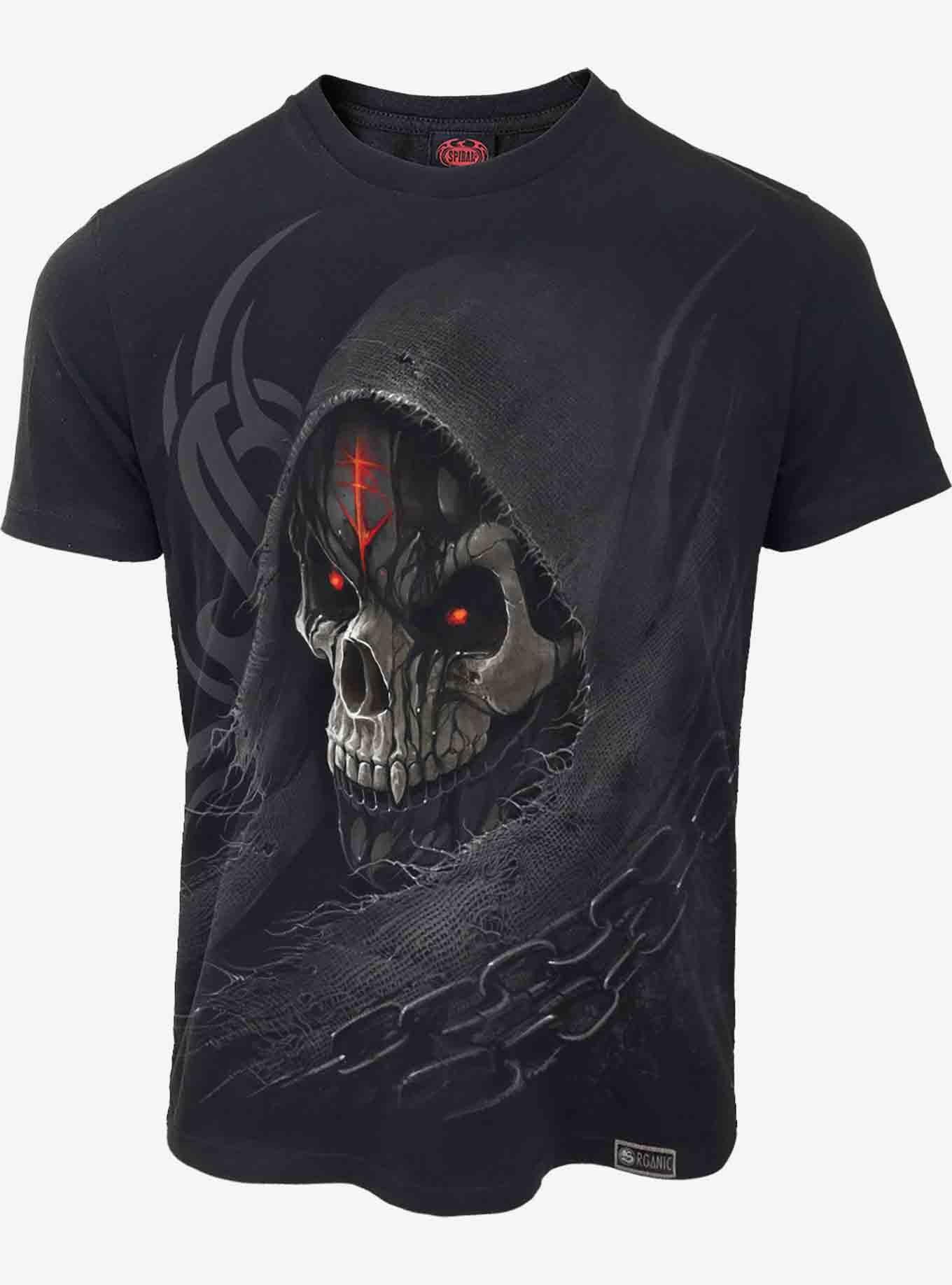 Dark Death Organic T-Shirt, BLACK, hi-res