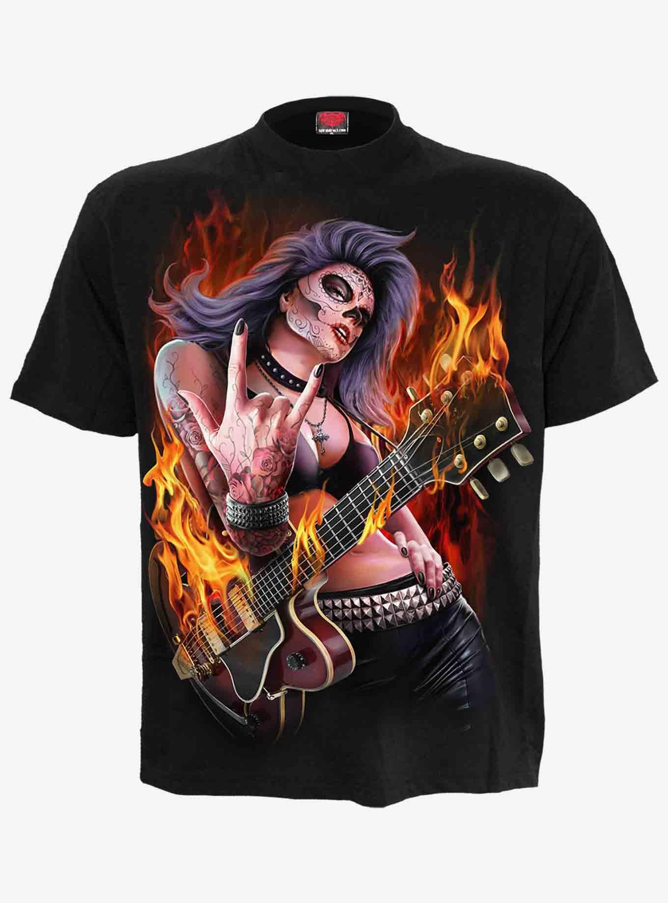Rocking The Dead T-Shirt, BLACK, hi-res