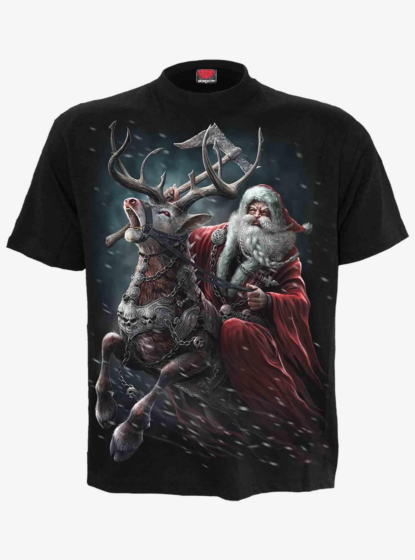 Sleigher T-Shirt, BLACK, hi-res