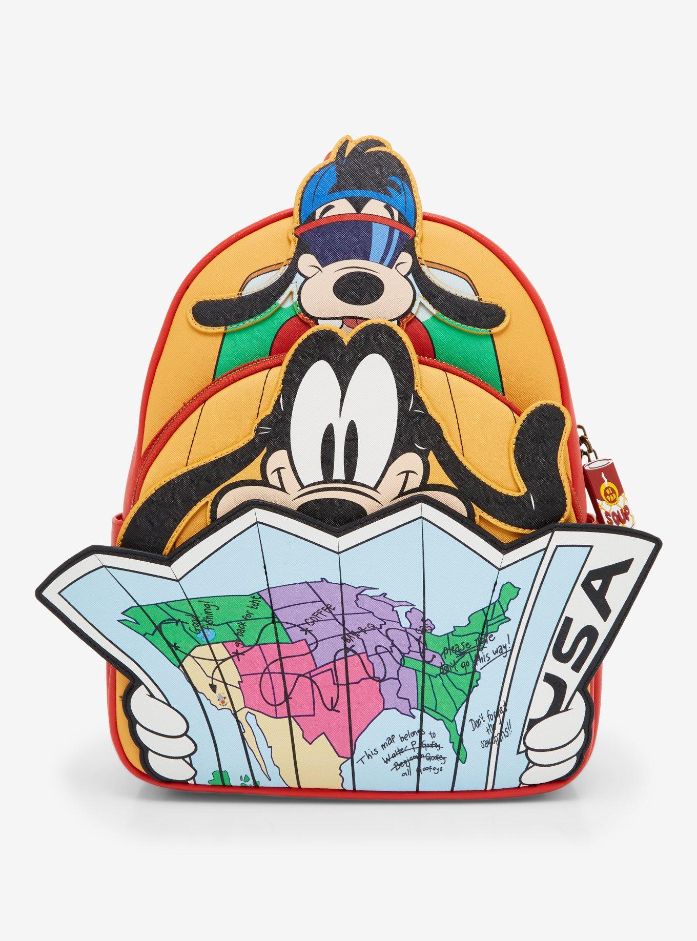 Loungefly Disney A Goofy Movie Portraits Map Mini Backpack