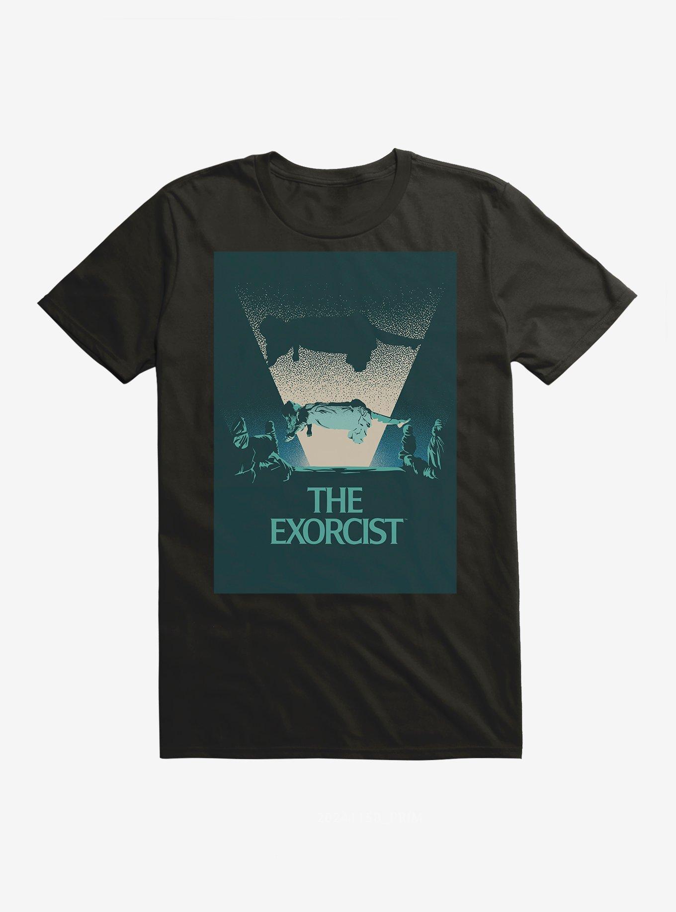 The Exorcist Movie Poster T-Shirt, BLACK, hi-res